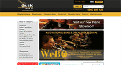 Desktop Screenshot of musicworks.co.nz