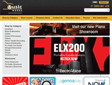 Tablet Screenshot of musicworks.co.nz